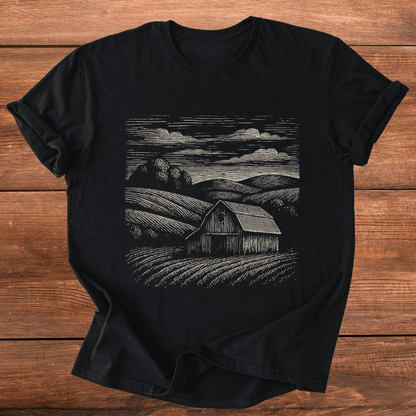 Barn And Farm-scape T-Shirt