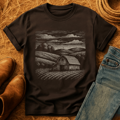 Barn And Farm-scape T-Shirt