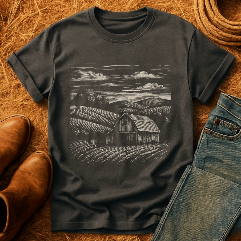 Barn And Farm-scape T-Shirt
