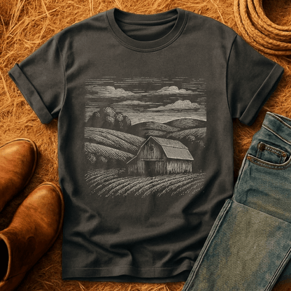 Barn And Farm-scape T-Shirt