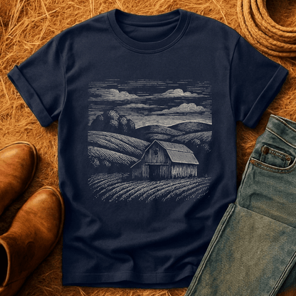 Barn And Farm-scape T-Shirt