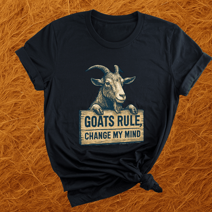 Change My Mind Goats T-Shirt