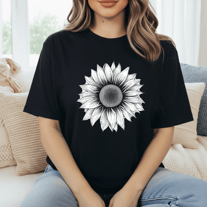 Graphic Sunflower T-Shirt