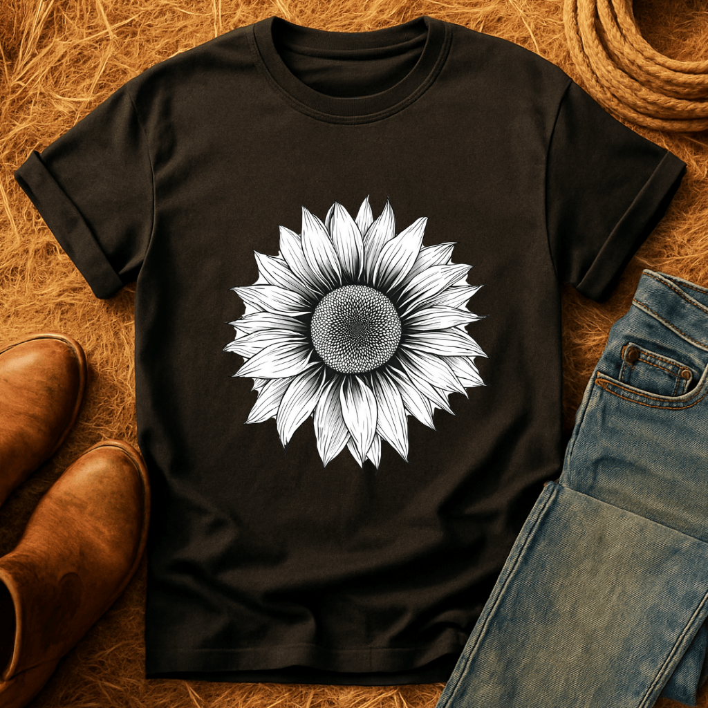 Graphic Sunflower T-Shirt