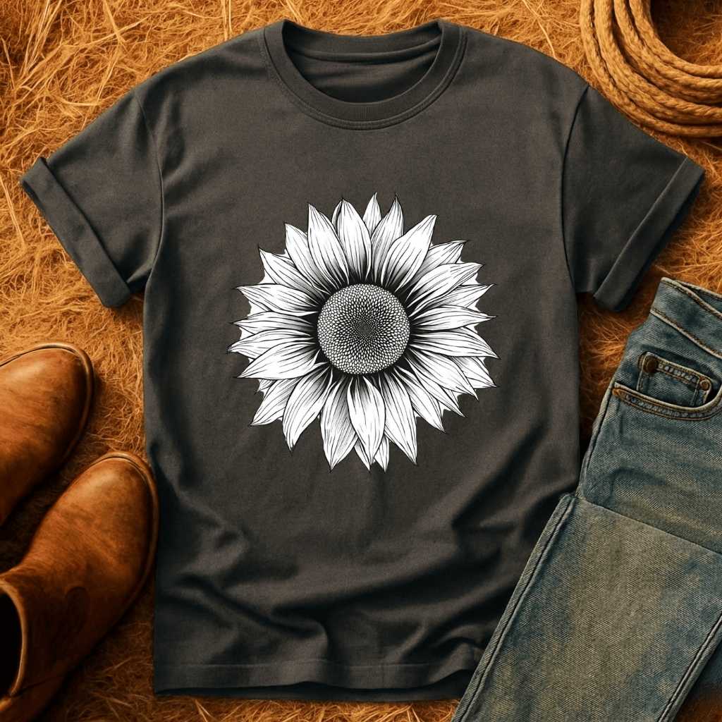 Graphic Sunflower T-Shirt