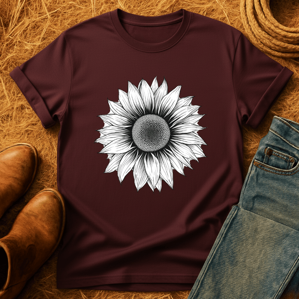 Graphic Sunflower T-Shirt