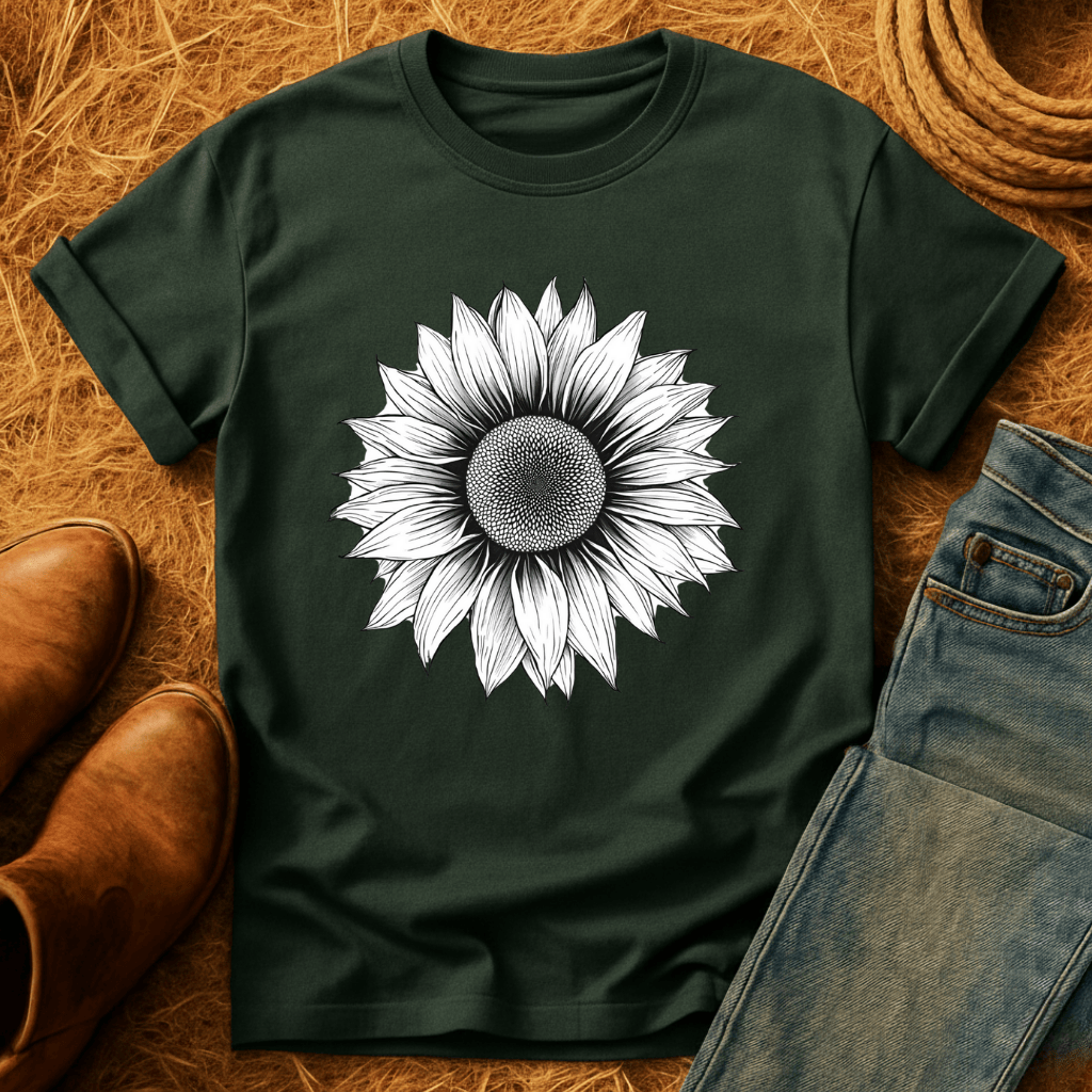 Graphic Sunflower T-Shirt