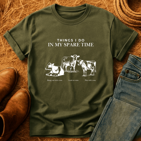 Cows In Spare Time T-Shirt