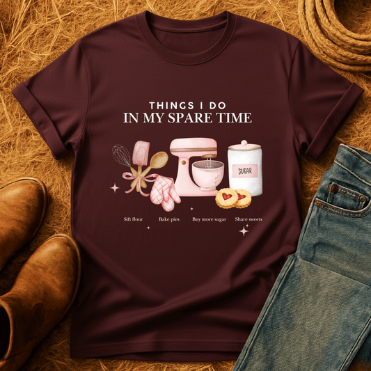 Things I Do Baking T-Shirt