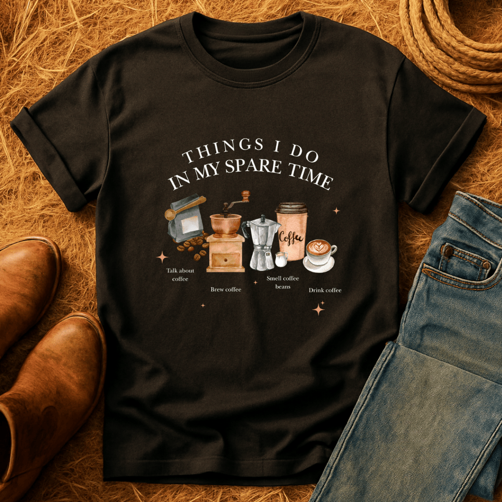 Coffee In Spare Time T-Shirt