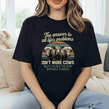 Cows Solve Problems T-Shirt