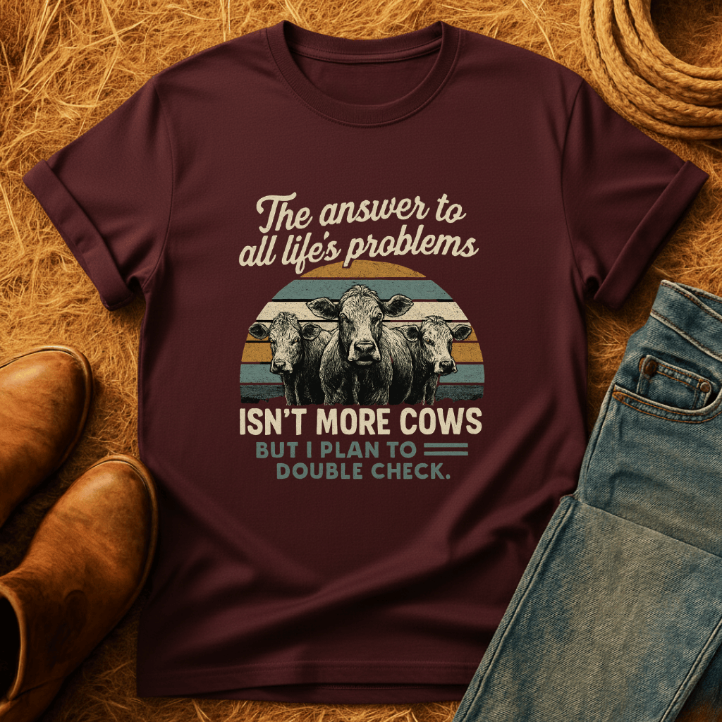 Cows Solve Problems T-Shirt