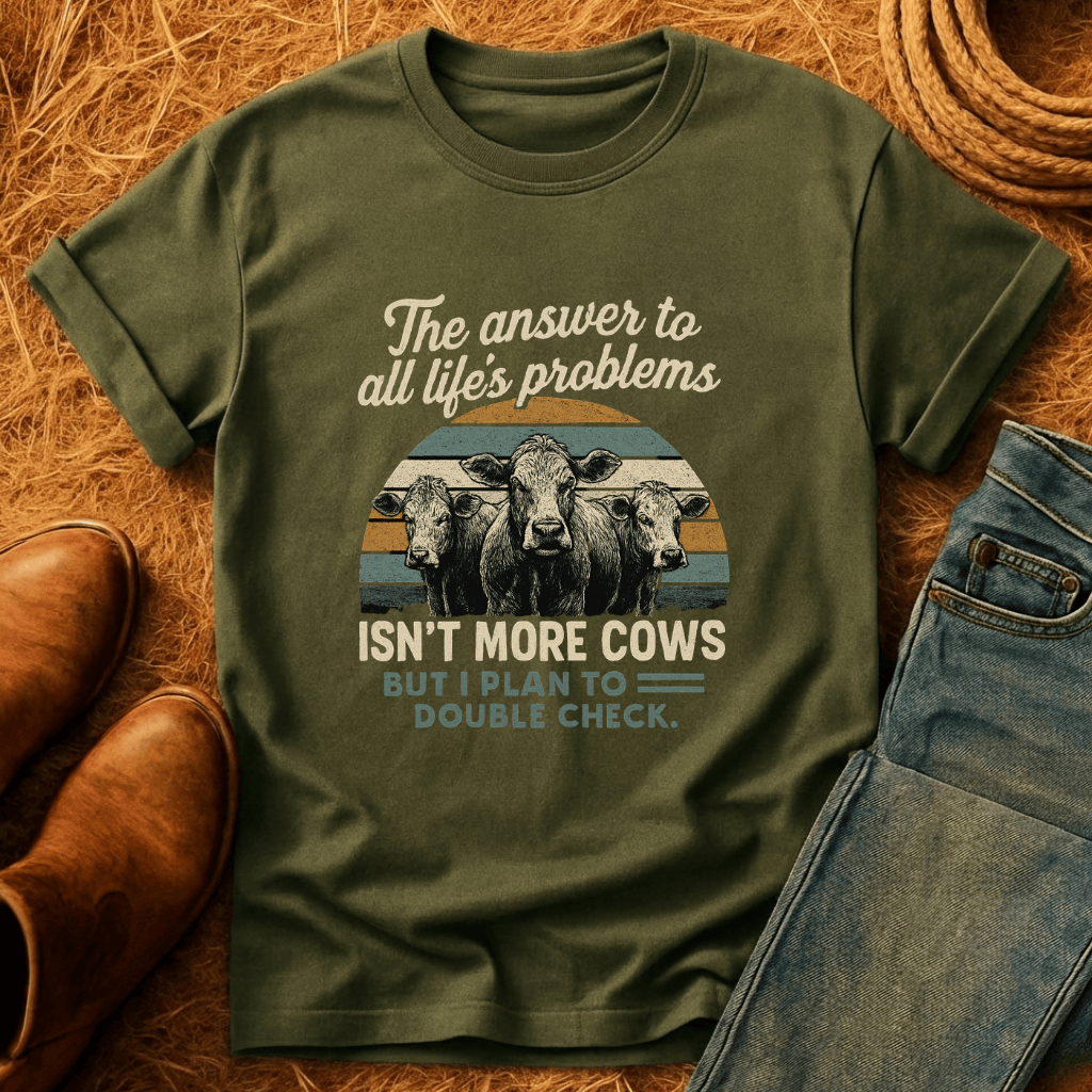 Cows Solve Problems T-Shirt