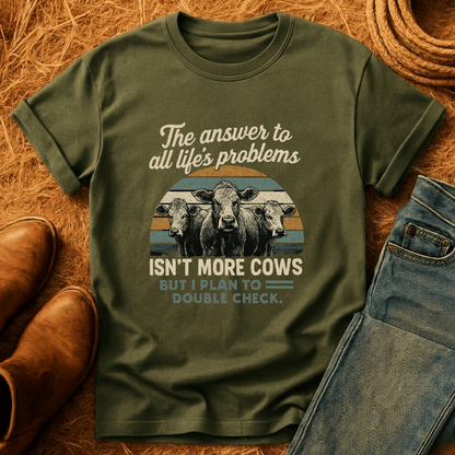 Cows Solve Problems T-Shirt