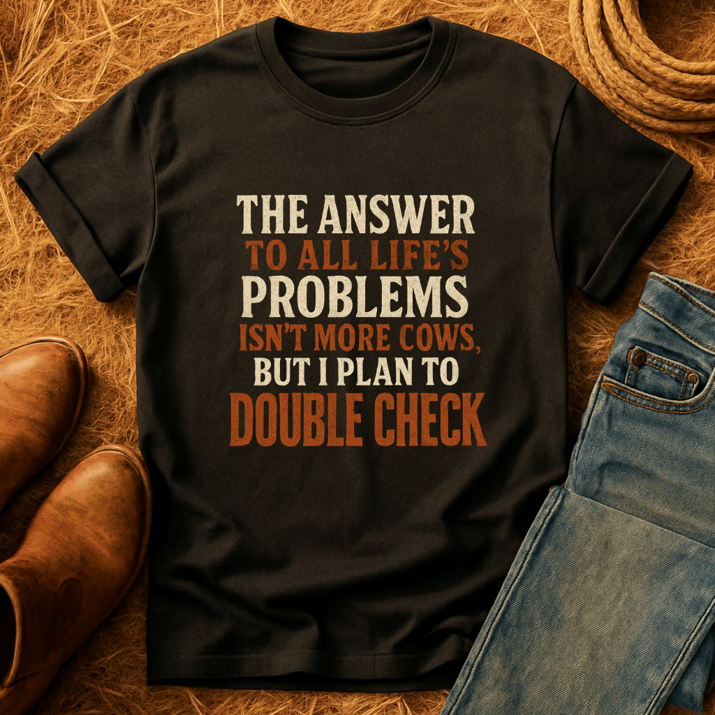 Cows Are The Answer T-Shirt