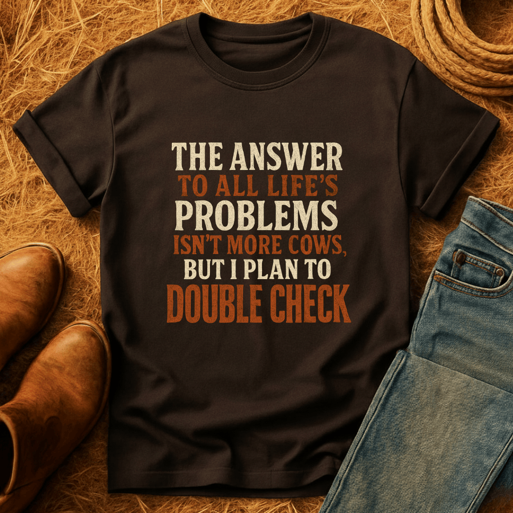 Cows Are The Answer T-Shirt