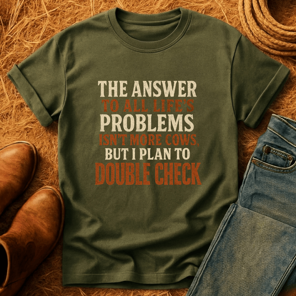 Cows Are The Answer T-Shirt
