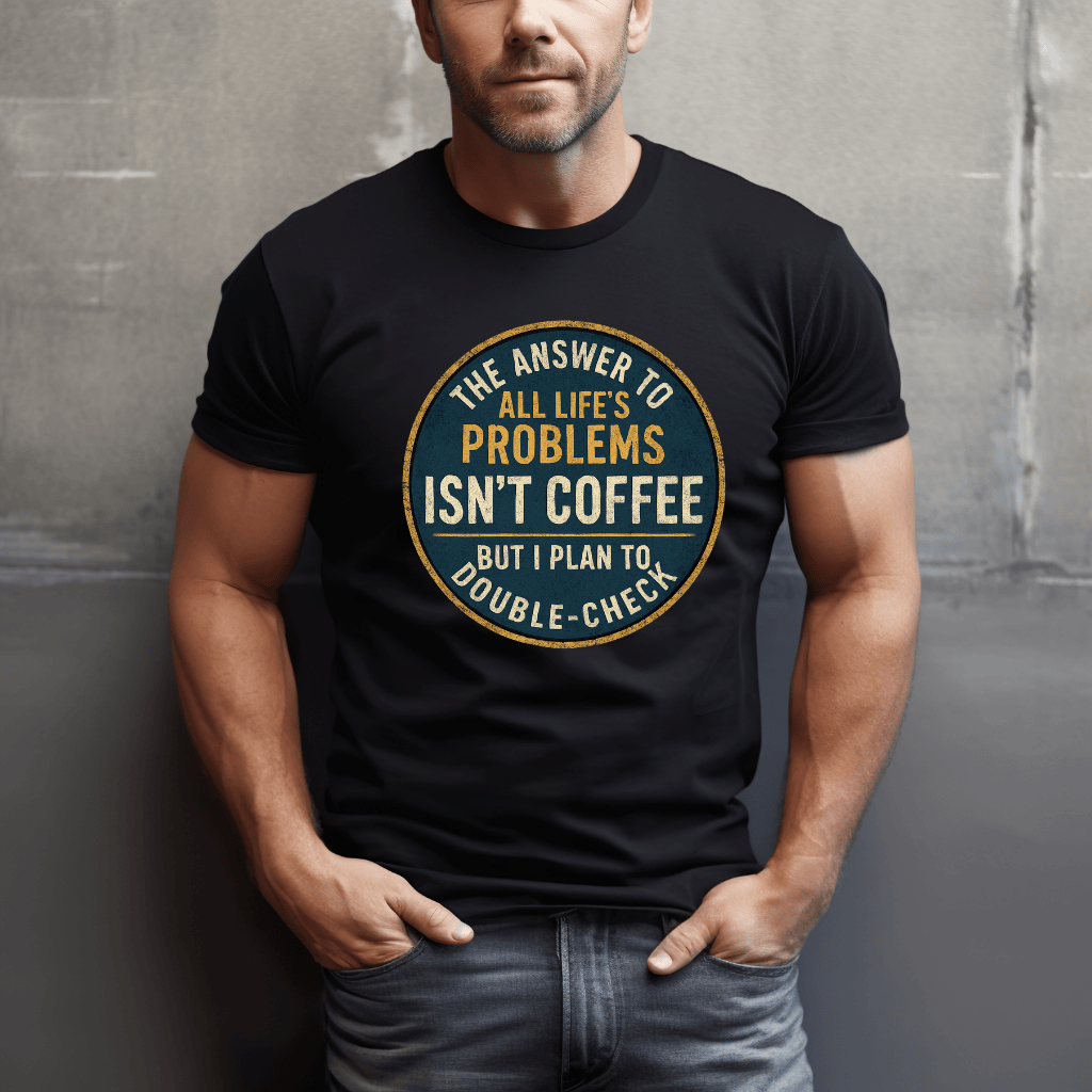 Coffee Answers Problems T-Shirt