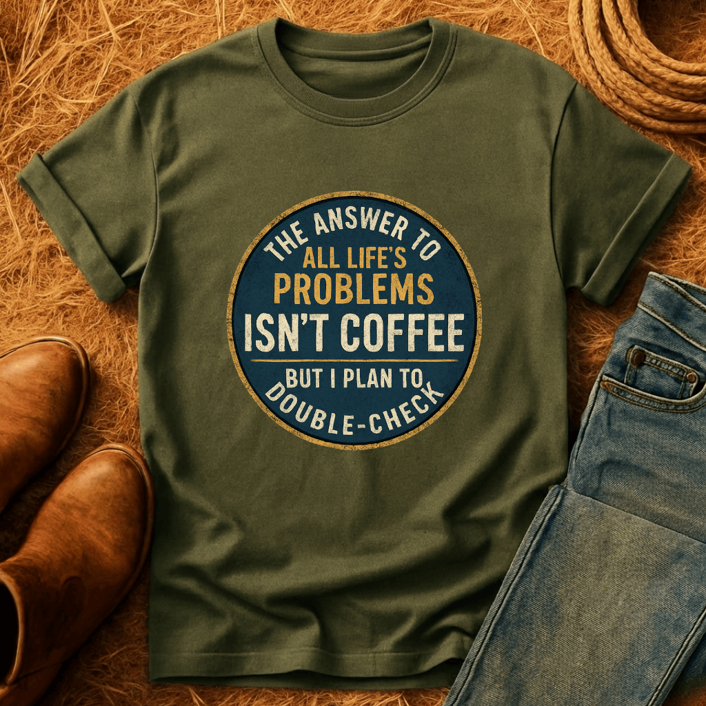 Coffee Answers Problems T-Shirt
