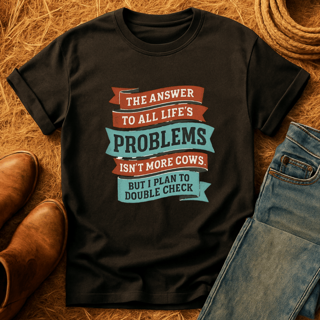 Cows Are The Answer T-Shirt