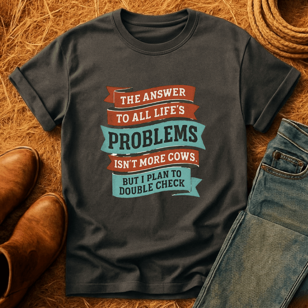 Cows Are The Answer T-Shirt