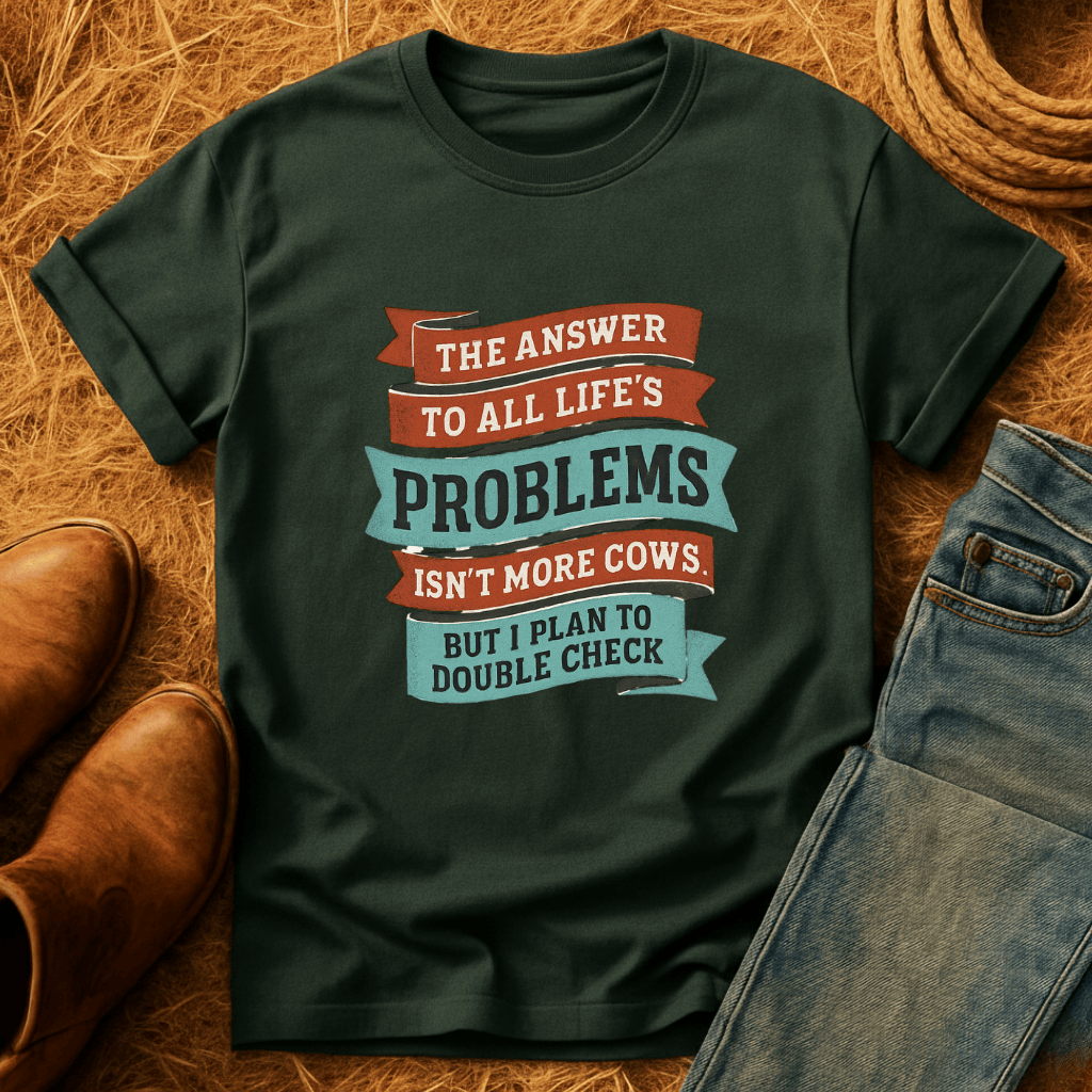 Cows Are The Answer T-Shirt