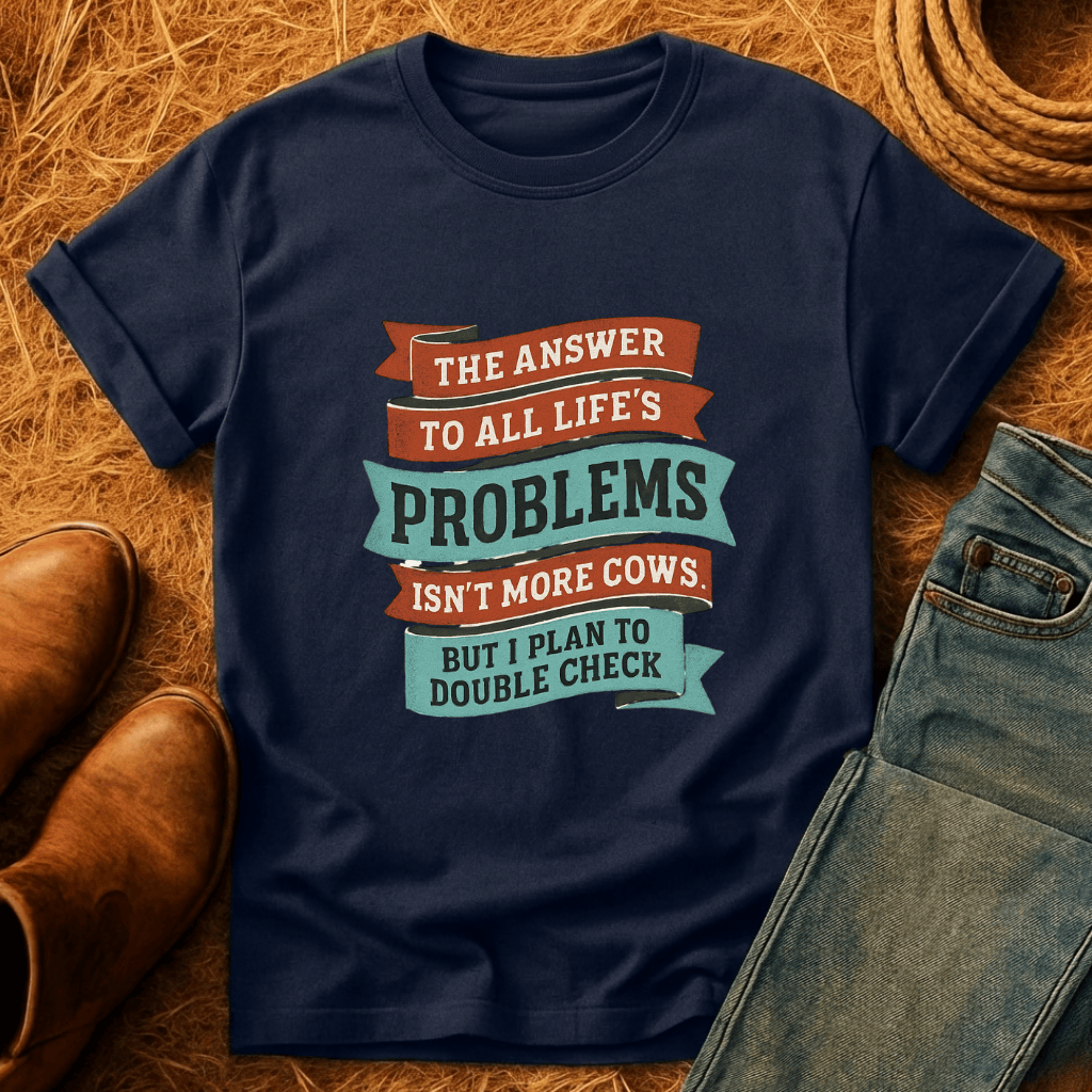 Cows Are The Answer T-Shirt