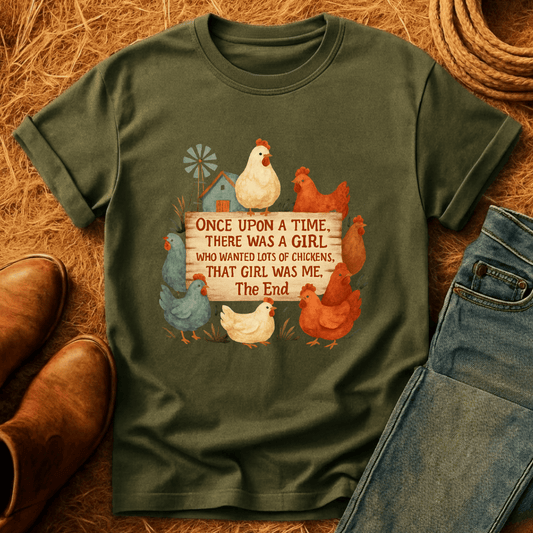Girl Wanted Chickens T-Shirt