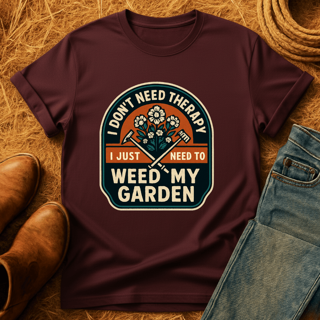 Weed My Garden Therapy T-Shirt