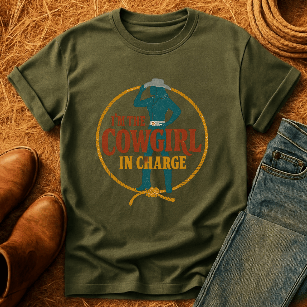 Cowgirl In Charge T-Shirt