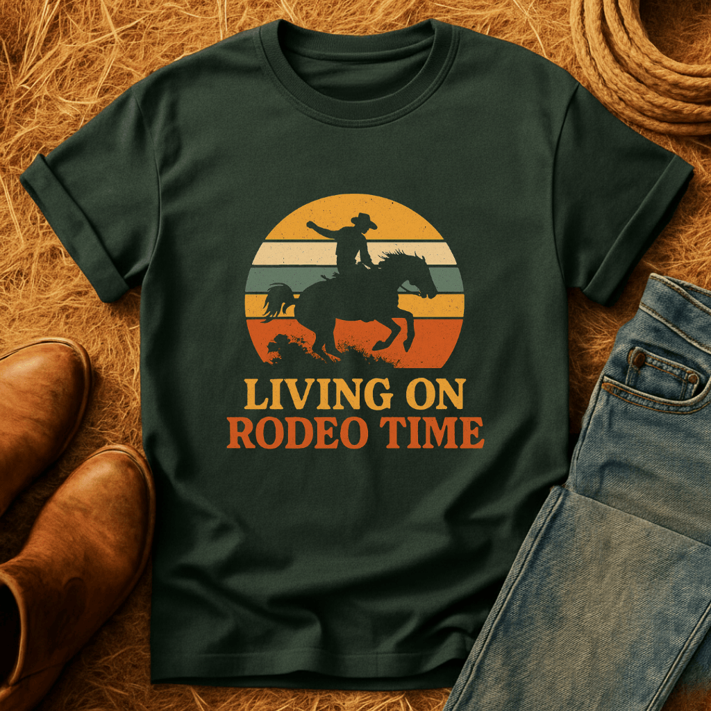 Living On Rodeo Time T-Shirt