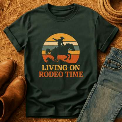 Living On Rodeo Time T-Shirt
