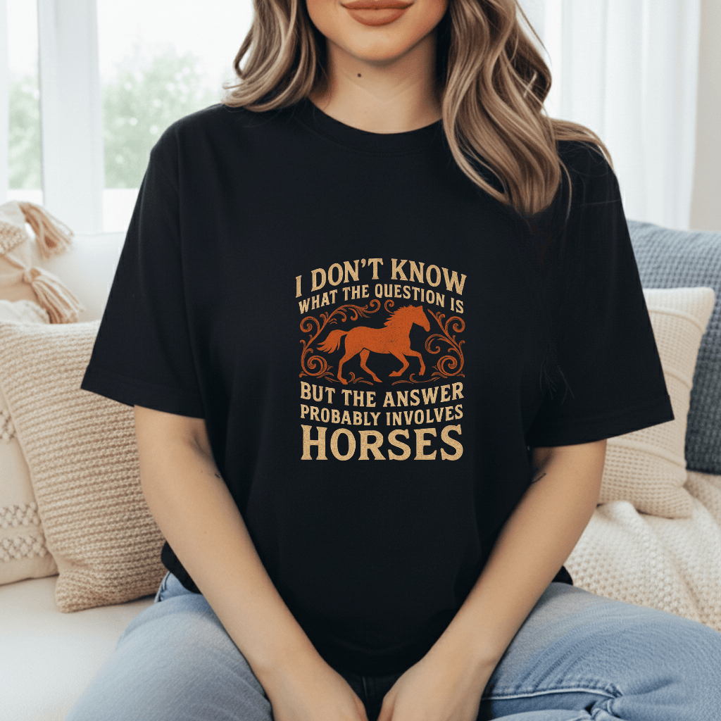 Horses Are The Answer T-Shirt