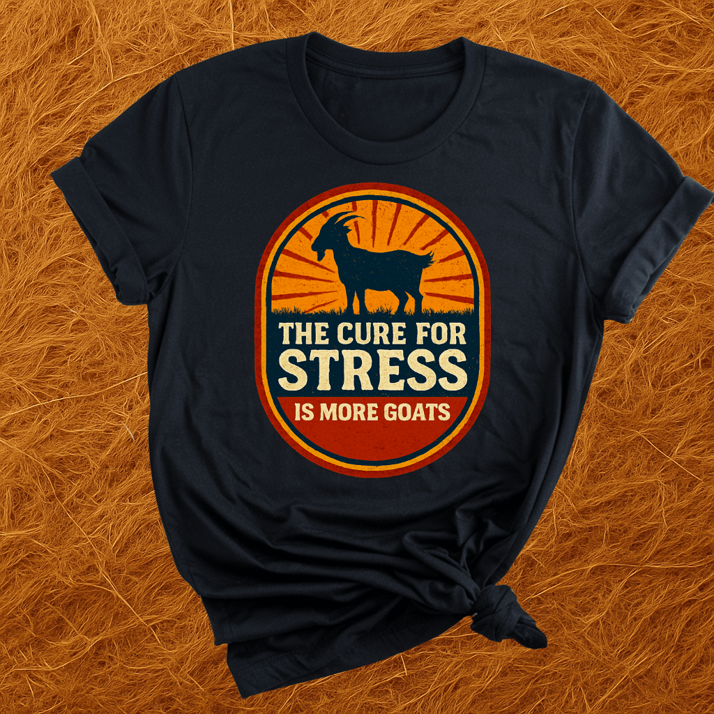 Goats Cure Stress T-Shirt