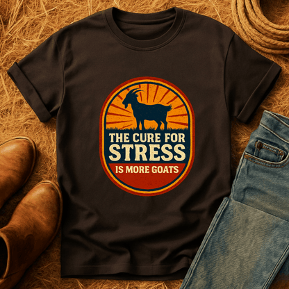Goats Cure Stress T-Shirt