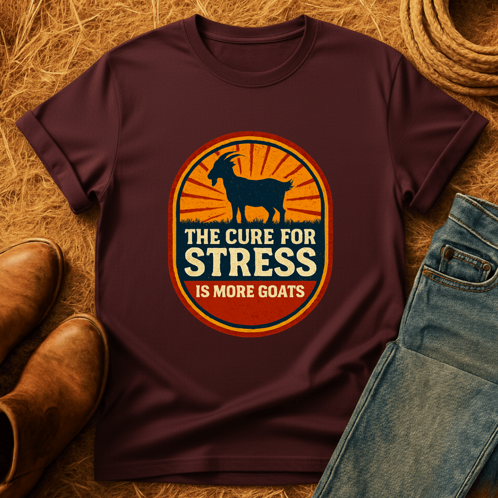 Goats Cure Stress T-Shirt