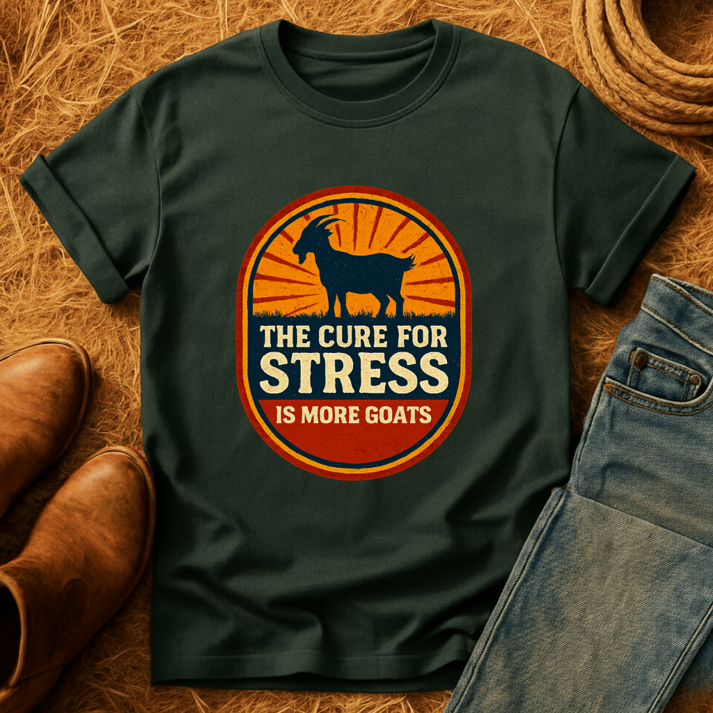Goats Cure Stress T-Shirt