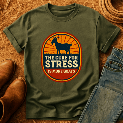 Goats Cure Stress T-Shirt