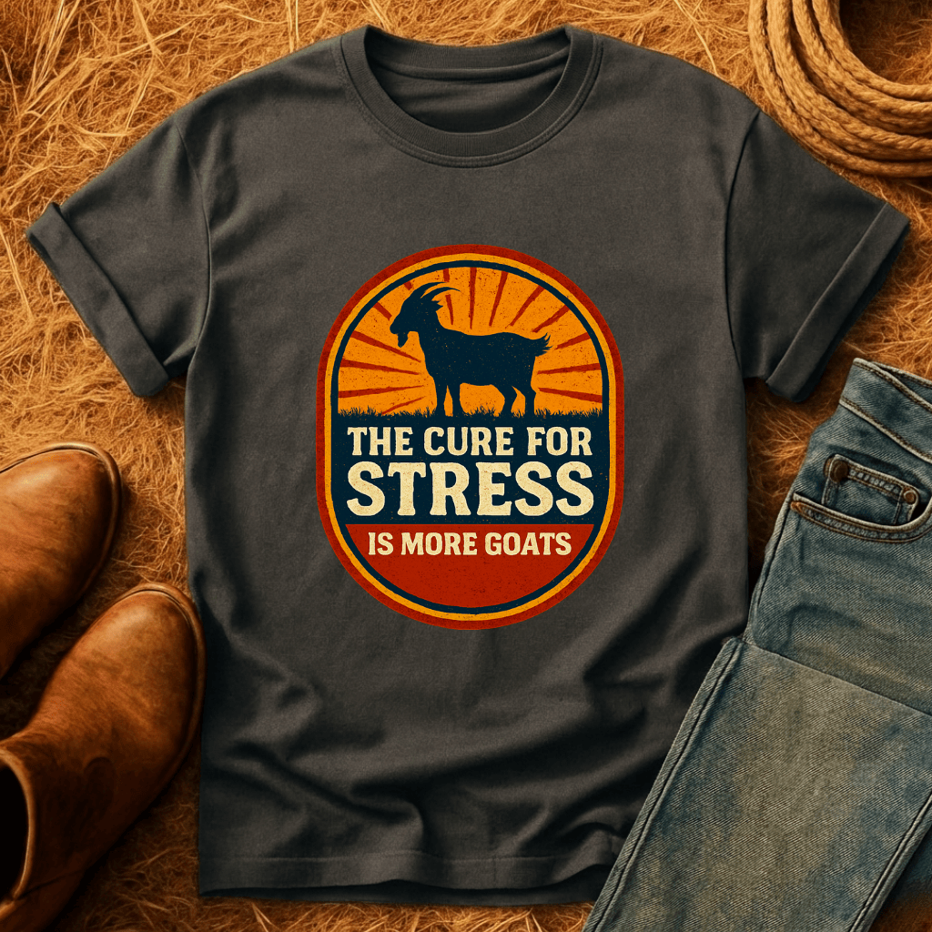 Goats Cure Stress T-Shirt