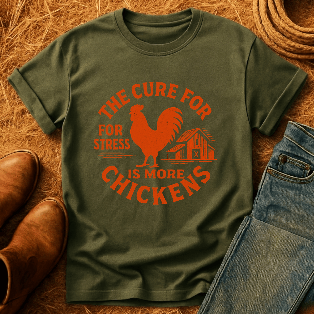 Chickens Cure Stress T-Shirt