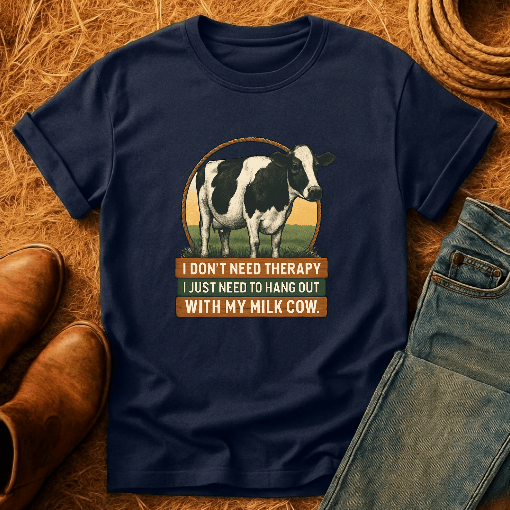 Therapy Is Milk Cows T-Shirt