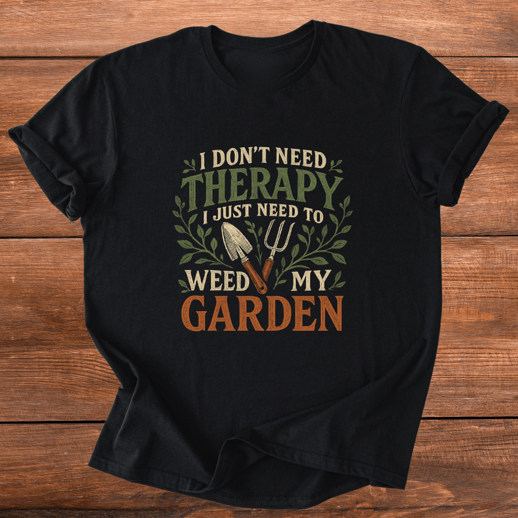 Therapy Is Weeding Gardens T-Shirt