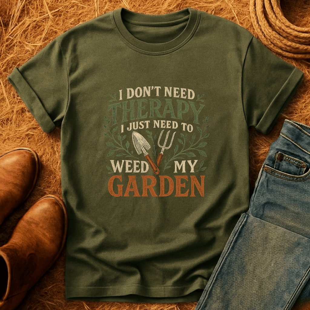 Therapy Is Weeding Gardens T-Shirt