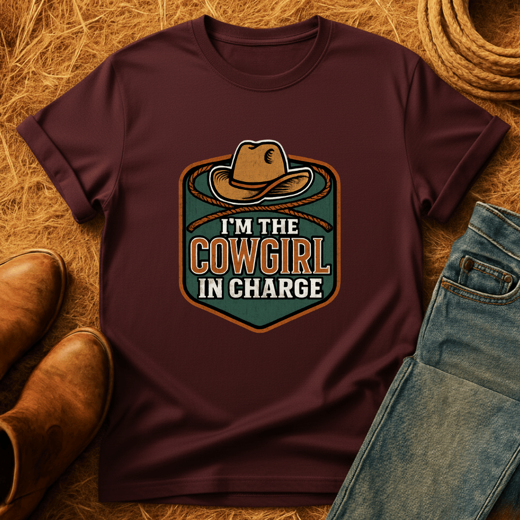 Cowgirl In Charge T-Shirt