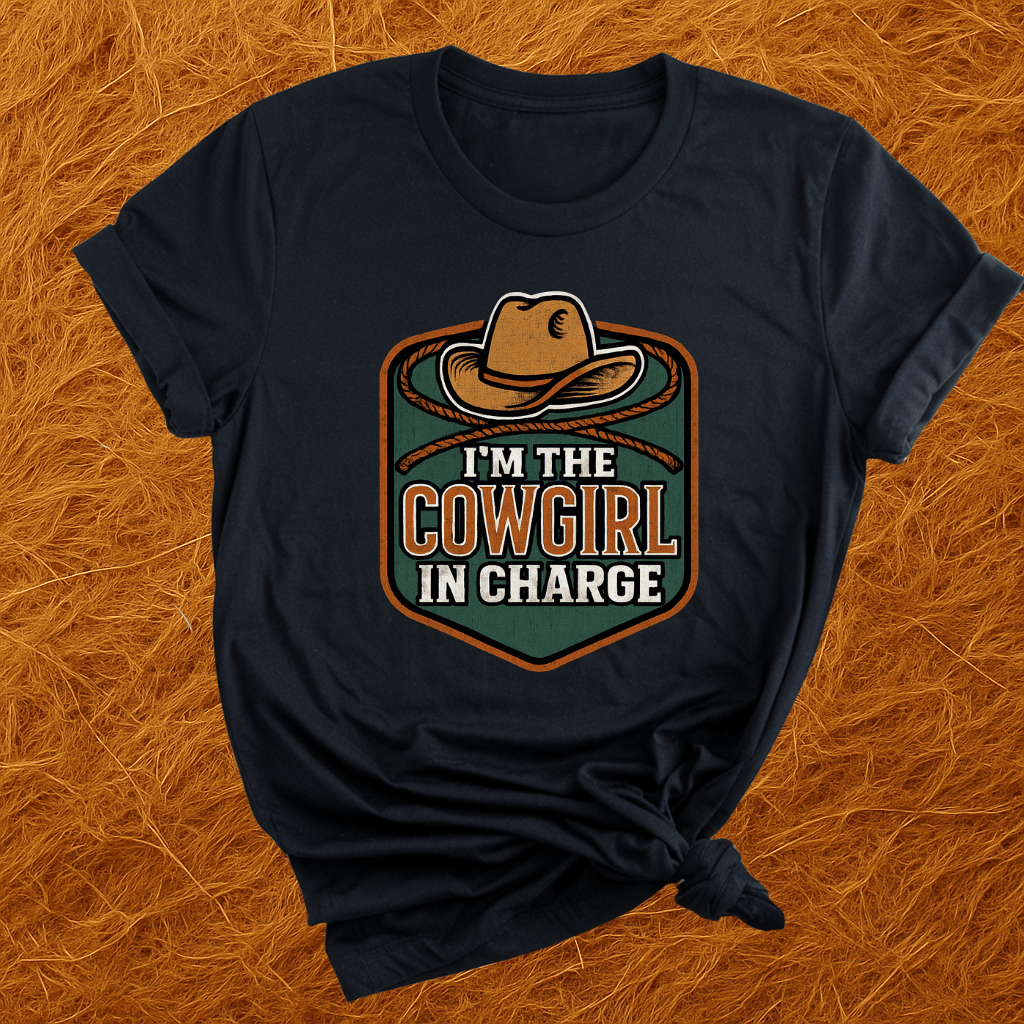 Cowgirl In Charge T-Shirt