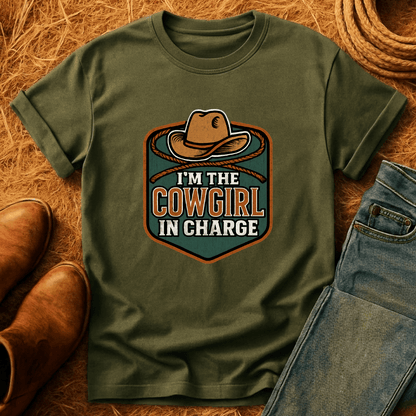Cowgirl In Charge T-Shirt