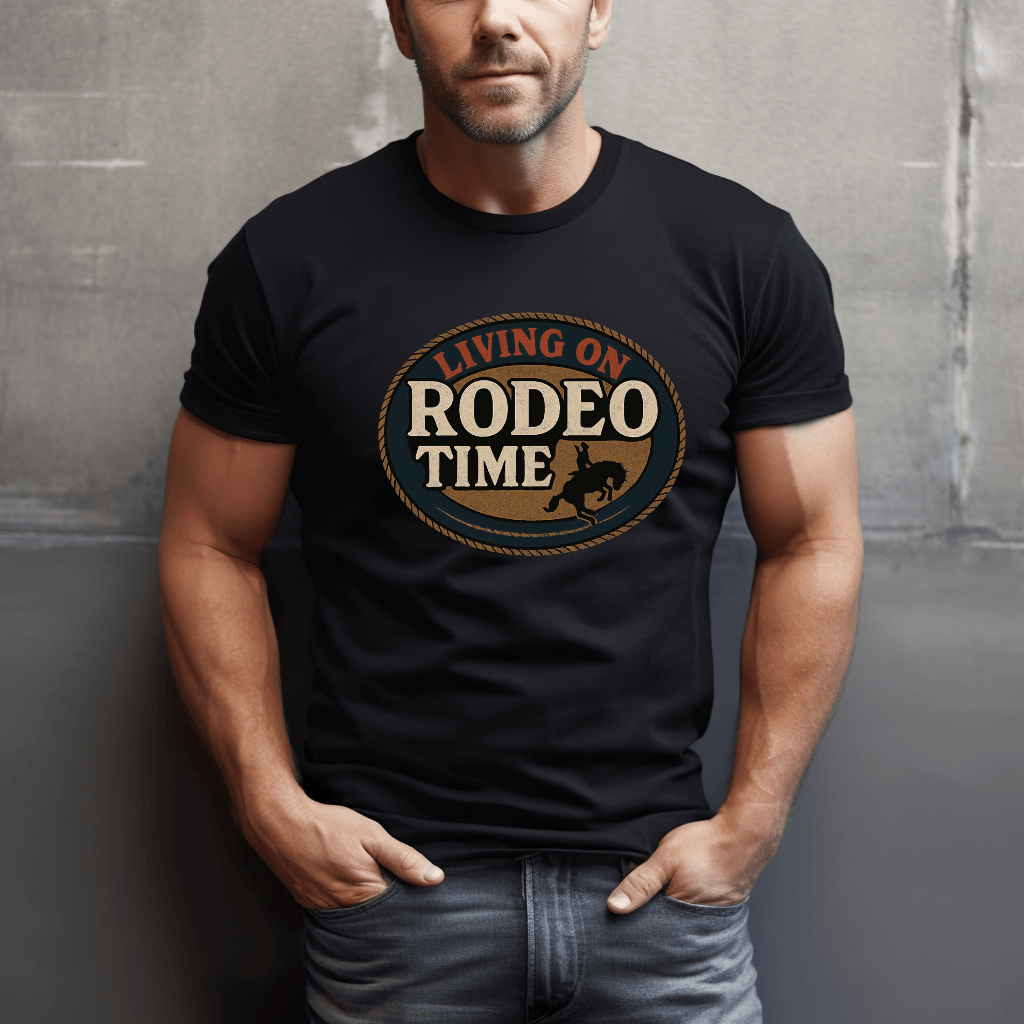 Living On Rodeo Time T-Shirt