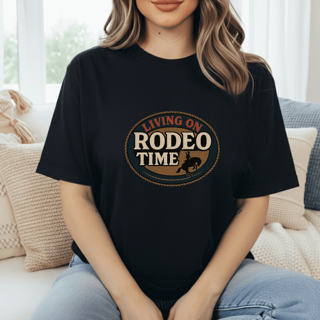 Living On Rodeo Time T-Shirt