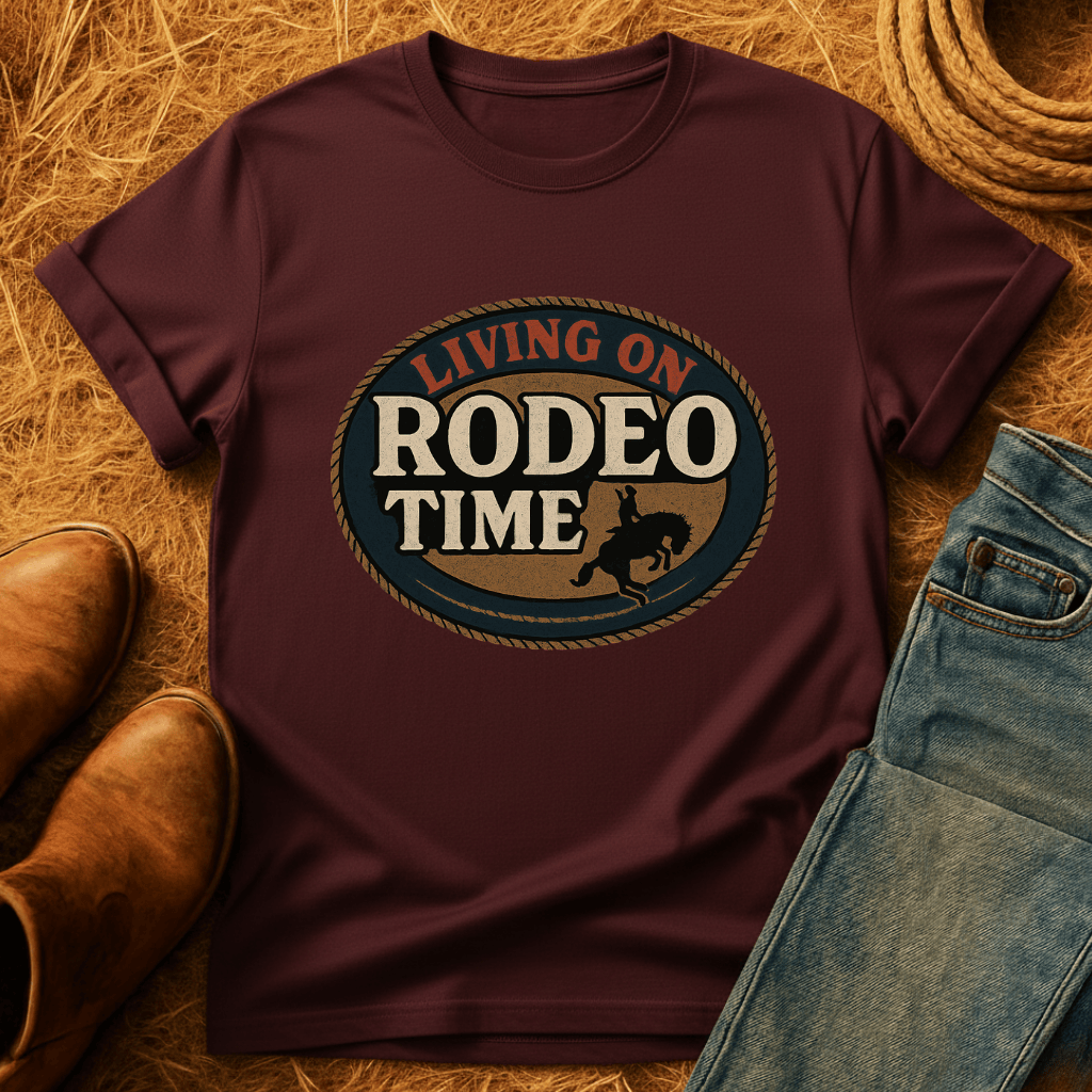 Living On Rodeo Time T-Shirt