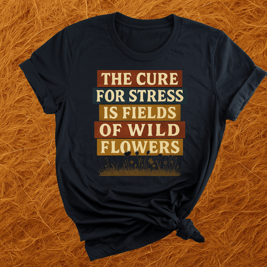 Wildflowers Cure Stress T-Shirt